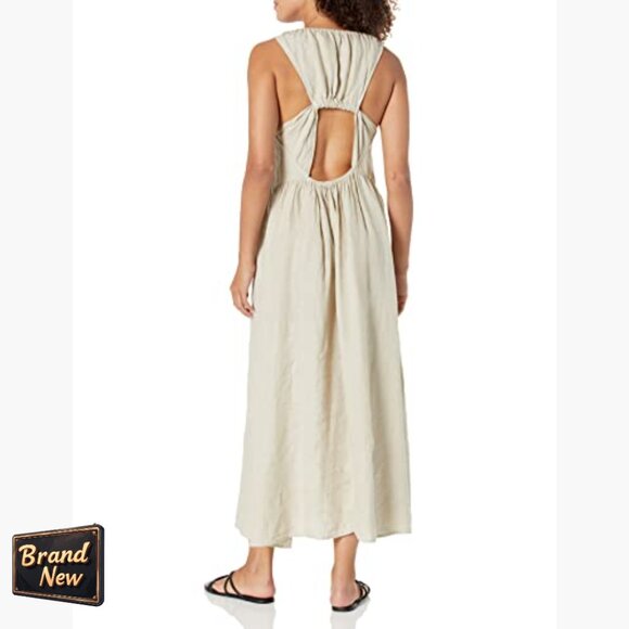 Woven Linen Casual Dress, Perfect for Summer Outings - Picture 2 of 2